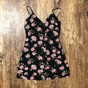 Floral Button Down Mini Dress